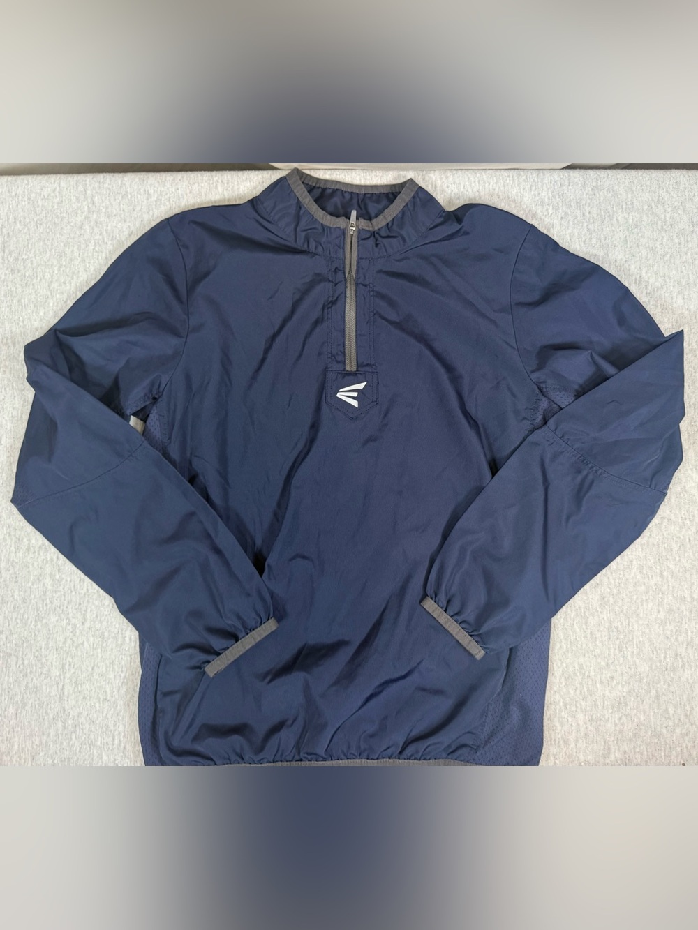Easton Alpha Cage Quarter-Zip Jacket Navy - Youth Large